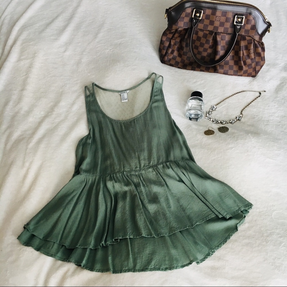 GREEN HIGH LOW TANK